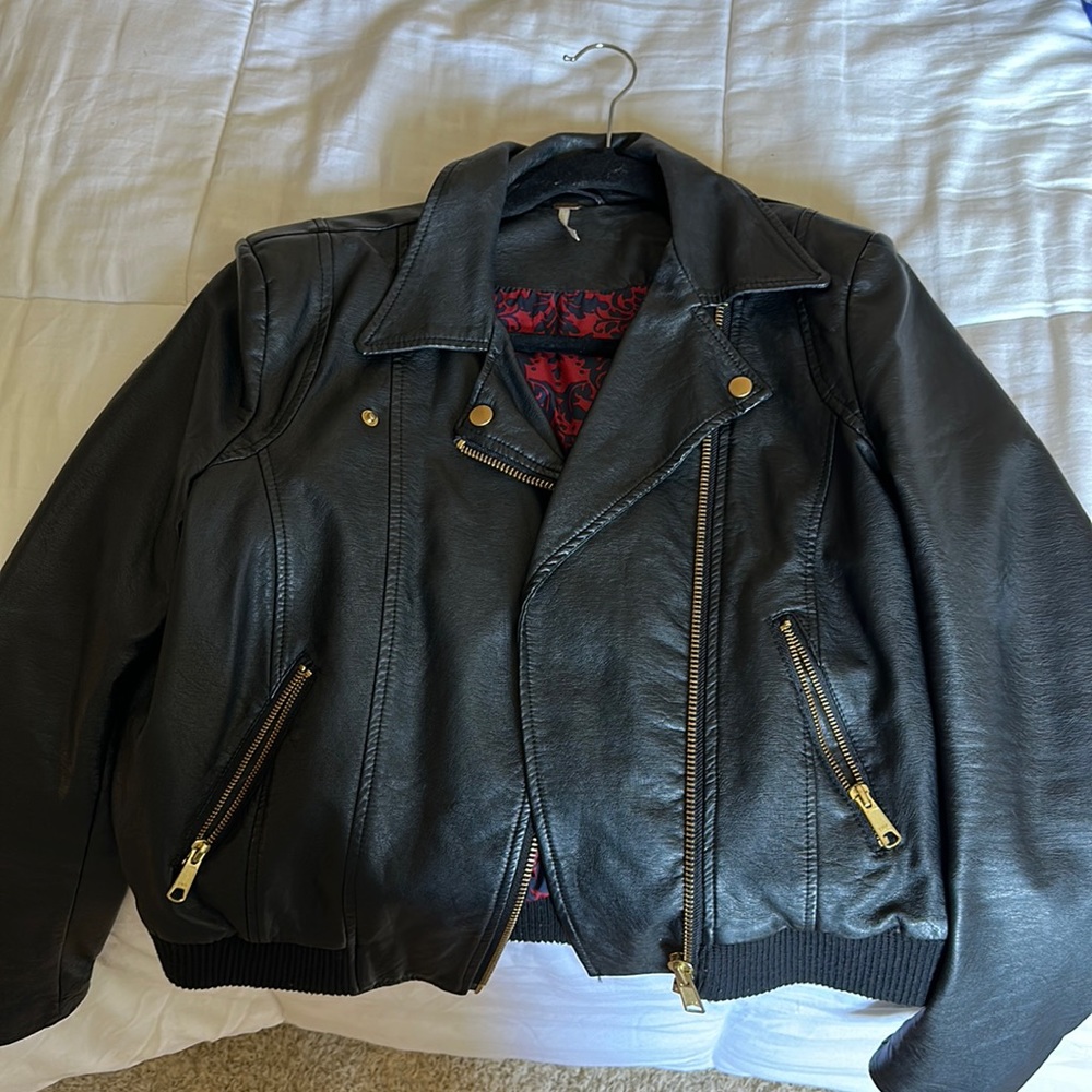 Free People Leather Jacket